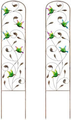 2 Pack Metal Garden Trellis for Climbing Plants by SUNNYPARK