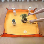 Repotting Mat Planting Mat Gardening Potting Pad Foldable Garden Plant Flower Pot Transplanting Waterproof Mats Plant Accessories 50cm-150cm(Green 100cmx100cm) - Image 3