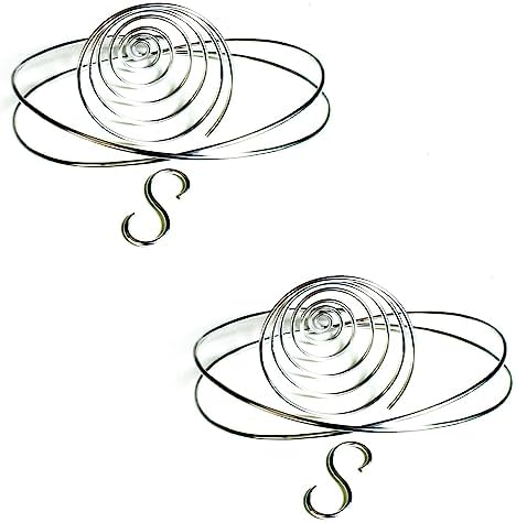 Air Plant Hanging Holder Planter - Plant Hanger Display Frame DIY Kit Aluminum Wire Indoors Outdoors Plants Not Included for Wall Ceiling Decoration, 5 Pack(Silver) - Image 6