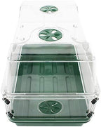 EarlyGrow 93763 Medium Seed and Herb Domed Propagator with Vented Side Height Extension, Green - Image 3