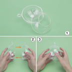 40 Pcs 4 Inch Hanging Acrylic Globes Orbs, Clear Ornaments Balls, Tealight Candle Holder for Wedding, Christmas, Party, Centerpiece Accessory and Home Decor by KUKLIPJIM. - Image 3