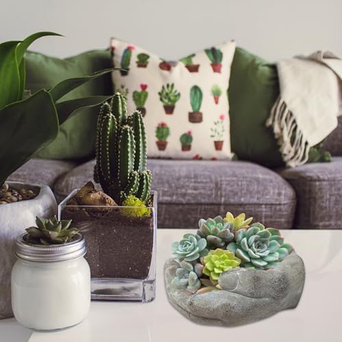 Cement Hand Pot – Concrete Mini Planter & Holder - Image 3