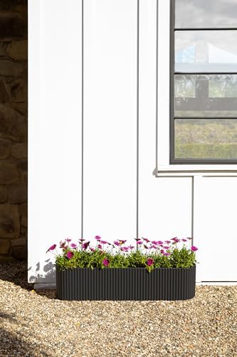 Veradek Demi Series Window Box Planter - Round Outdoor Planter - Image 6