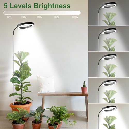 wolezek Grow Lights for Indoor Plants Full Spectrum, 80 LEDs 3 Colors - Image 5