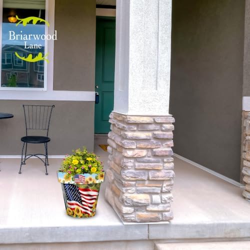 Briarwood Lane Summer Planter 11.75 x 11 x 11 American Sunflowers Medium - Image 4