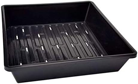 Bootstrap Farmer 1010 Seed Tray - Extra Strength with Holes, 20 Pack, 10" x 10" Seedling Starter for Microgreens, Wheatgrass, Fodder, Hydroponic Growing, 1020 Trays by BootstrapFarmer