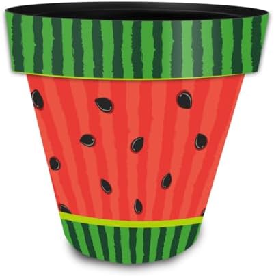 Briarwood Lane Summer Planter 11.75 x 11 x 11 Watermelon Medium - Image 4