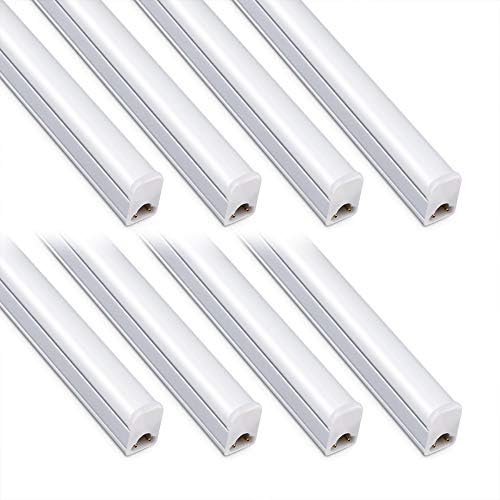 LED Shop Light for Garage, T5, 2FT, 10W, 1100LM, 6500K, 8 Pack by KIHUNGTECH
