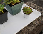 VUWEZ 2 Pack Plant Growing Nursery 1020 Trays, Heavy Sturdy Seed Starting Saucer, No Holes Starter Tray for Indoors (22"x11.2", Creamy White) - Image 6