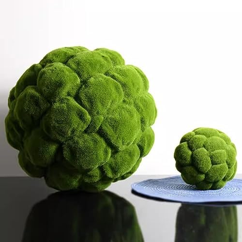 Artificial Moss Balls, Simulation Green Plants Ball, Handmade Sphere Moss Hanging Balls for Home Garden Decors Party Wedding Display (Color : Green, Size : Diameter: 40cm/15.74in) - Image 4