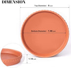 Glazed Terracotta Pot Sets & Saucers Set - Image 5