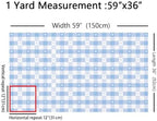 Erosebridal Plaid Fabric By The Yard, Heart Shaped Check Upholstery Fabric for Chairs, Cute Lattice Decorative Fabric, DIY Art Fabric, Clothing Gift Waterproof Fabric, Blue White, 5 Yards - Image 5