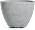 Lupo Tapered Indoor/Outdoor Planter, 20x15in Concrete Stone by Cosapots