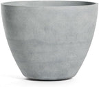 Lupo Tapered Indoor/Outdoor Planter, 20x15in Concrete Stone by Cosapots
