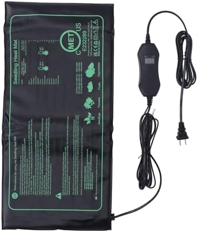 aqxreight Seedling Heat Mat with Digital Thermostat Efficient Versatile Seed Starting Heating Pad for Germination UK Plug The and and Promotin Seedling Heat MatSeedling Heating (US Plug 110V 2.8W) - Image 2