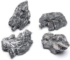SubstrateSource Natural Aquarium Stones - Dark Bluish-Grey w/White Veins - Iwagumi Aquascaping Rocks, Freshwater Tanks, Cichlids, Betta Fish & Shrimp Tank Decorations - Blue Mountain Seiryu, 5 LB by SubstrateSource