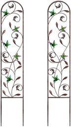 aboxoo 2-Pack Hummingbird Metal Garden Trellis for Climbing Plants by aboxoo