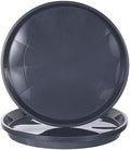 PATIKIL 6 Pack Plastic Plant Saucer, 18 Inch Plant Tray for Pots Round Plant Dish Plant Drip Trays Water Tray for Indoors Outdoors Garden, Gray by PATIKIL