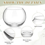 4 Pcs Fish Bowl Bubble Vase Bulk,6.1" h X 7.87" w - Image 2