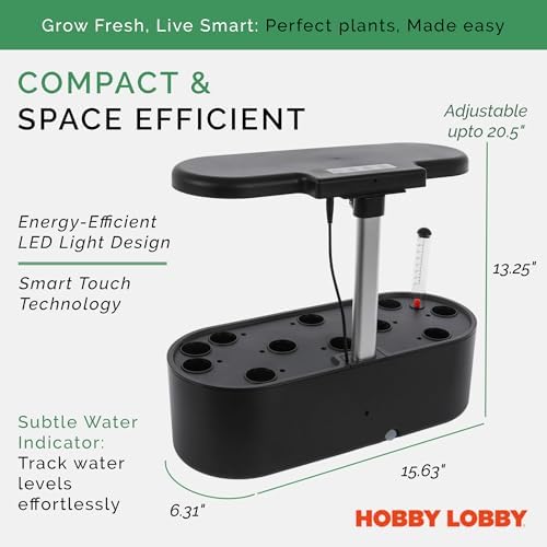 Hobby Lobby Smart 10 Pod Herb Garden Planter Indoor Kit, 15.75 Inches - Image 5
