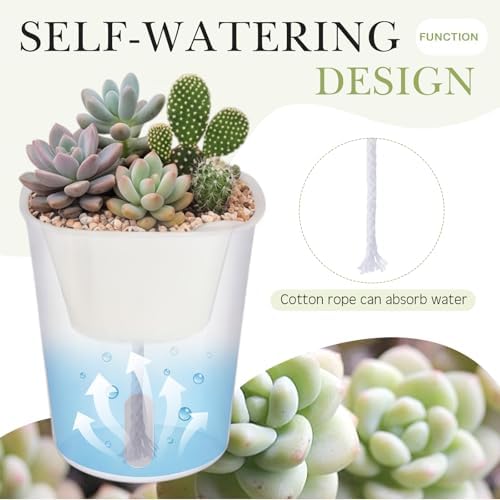 Ziliny 150 Pcs 3 Inch Self Watering Planters with Water Indicator - Image 4