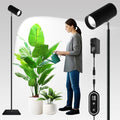 30W Full Spectrum Grow Light, 5000LM High-CRI COB LED Floor Lamp with 6/8/12H Timer, Adjustable Height (28"-83") & Angle, Grow Lights for Indoor Plants, Succulents & Flowers (daylight 6000K) by Unknown