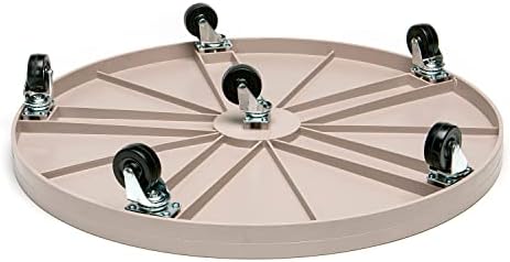 DeVaultEnterprises Devault 23.5 Inch Plant Dolly, Heavy Duty Rolling Plant Caddy with Wheels for Large Pots and Planters, 500 lb Capacity, Made in USA (1, Gray Mist) - Image 6