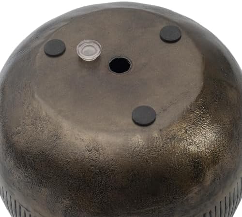 FAB HAB Sow Antique Brass Bowl Metal Planters - Small, Handmade Aluminum Pots for Indoor & Covered Outdoor Spaces, Lightweight Decorative Planters - Image 6