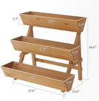 Wooden Vertical Raised Garden Bed Tiered Planter Herb Planter - Image 2