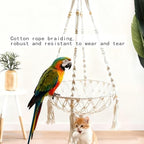2 Pack Rope Macrame Plant Hanger Indoor Hanging Planter Basket with Hook, Pot Not Include, Cat Hammock Handwoven Tassel Swing Bed for Room Decor(A,2pack) - Image 5