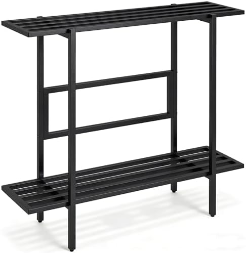 Heavy Duty Plant Stand Outdoor Indoor, Large Metal 48" L x 10" W x 38"H by Unknown