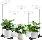 LBW Grow Lights for Indoor Plants, Full Spectrum Halo Grow Light with Base by LBW