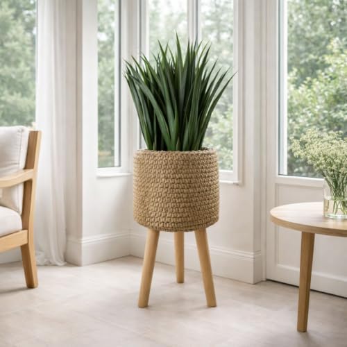 Leaf Large Planters Plant Pots, 53cm Woven fibreglass Composite - Image 2