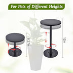 Adjustable Height Plant Risers for Inside & Outdoor Pots - Universal 7.5-12" Large Planter Insert with 6/8/10" Base | Square/Round Pot Elevator - Image 3