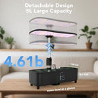 Sondiko Hydroponics Growing System Kit with Atomization Technology, Indoor Garden kit with 48W LED Grow Light, Quiet Water Pump, Automatic Timer, Height Adjustable, 5L Large Tank Plant Germination Kit - Image 6