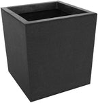 Tierra Verde Self-Watering Planter, Citadel Horizon, 13.5"x14", Black by TierraVerde