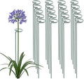Thealyn 36 Inch 20 Packs Plant Support Stake Garden Single stemmed Plant Support Hoops Plant Prop for Flowers Orchid Tomatoes Peony Lily Rose Gladiolus (36 inch) by ThealynGardens