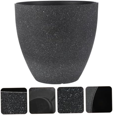 Stone Shape Resin Succulent Flower Pot for Patio Gardening - Image 5