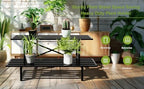 Zhongma 2 Tier Heavy Duty Metal Plant Stand indoor easy assembly - Image 3