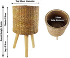Leaf Large Planters Plant Pots, 54cm Woven fibreglass Composite - Image 4