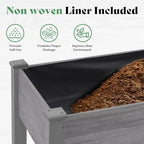 AMERLIFE Raised Garden Bed, 72x24x30 Inch, Elevated Wood Planter Box - Image 6
