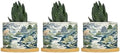 Trend Dragon and Print Ceramic Planters Chinoiserie Asian Inspired Planters for Indoor Plants with Drainage Holes and Saucers Pot for Outdoor Garden Home Plant by BRUYU5SE
