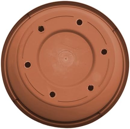 Bloem Terra 16" Plastic Planter, 8 Gallon, Terra Cotta, 2-Pack - Image 4