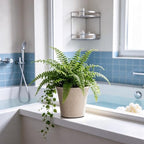 6 Inch Resin Plant Pots with Drainage Hole cone Decorative Flower Planter - Image 4
