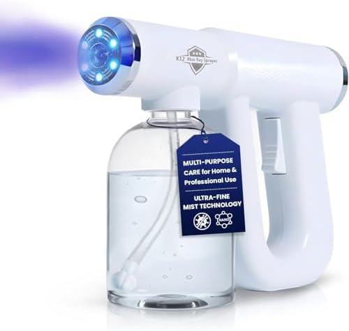 Nano Spray Gun, Cordless Atomizer Sprayer and Fogger Applicator, White by Goodscious