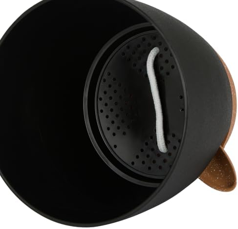 Backyard Expressions Self Watering Pots for Indoor Plants, 3 Pack, Black - Image 5
