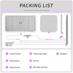 BESTVA 18W Grow Lights for Indoor Plants with Stand, Full Spectrum LED Plant Light for Indoor Plants,12-59 Inches Height Adjustable Growing Lamp with Auto On/Off Timer 4H/8H/12H, 4 Dimmable Brightnes - Image 7