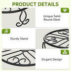 NSYOOMH 3-Pack Sturdy Plant Stand for Outdoor Indoor,Potted Plant Riser 11" - Image 4