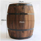 Oak Wine Barrel Oak barrels, resin and metal faucets store wine and spirits. A variety of capacity, oak wine barrels, beer, wine barrels, bars, solid wood barrel ornaments, exhibition wedding props - Image 2