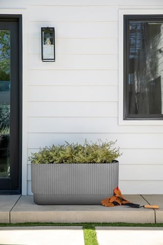 Veradek Demi Series Long Planter - Wide Outdoor Planter - Image 4